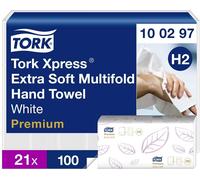 Essuie-main extra doux Premium 340 mm x 210 mm blanc Tork 100297