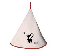 Essuie-main - Papillon Chats Winkler Dubout Blanc Ø 60 cm