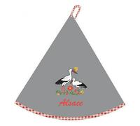 Essuie-main rond Blom Alsace Winkler Gris Ø 60 cm