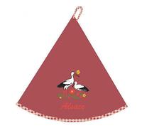 Essuie-main rond Blom Alsace Winkler Rouge Ø 60 cm