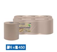 Essuie-mains bobines à dévidage central Lucart Econatural L-One, lot de 6