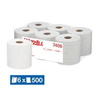 Essuie-mains bobines à dévidage central WypAll L10 7406, lot de 6