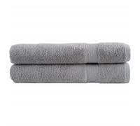 Essuie-mains de Qualité Supérieure Serviettes Salle de Bain 4 pcs Gris vidaXL