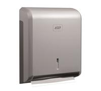 JVD Distributeur Papier Essuie-Mains plié en Z Cleanline Gris métal