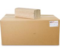 Essuie-mains en papier Semy Top ST-77048 , pliage en Z, 25x23cm, 1 épaisseur, naturel, 5000 feuilles