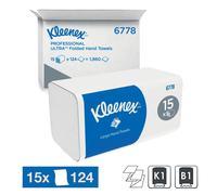 Essuie-mains enchevêtrés Kleenex Ultra, 5 paquets de 124