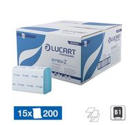 Essuie-mains enchevêtrés Lucart Skytech, 15 paquets de 200