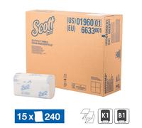 Essuie-mains enchevêtrés Scott Scottfold, 15 paquets de 240
