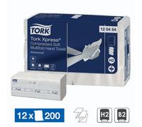 Essuie-mains enchevêtrés Tork Xpress Advanced, 12 paquets de 200