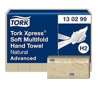 Essuie-mains interfoliés doux naturels Tork Xpress Advanced - TORK - 2 plis - 21 x 180 feuilles