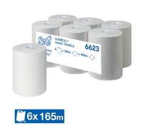Essuie-mains rouleaux Scott Control Slimroll, lot de 6 de 165 m