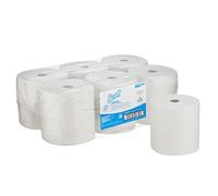 Scott 6687, Essuie-Mains Blancs 1 Pli, XL, Blanc, 6 Rouleaux x 354 m