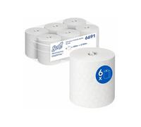 Essuie mains scott max 350m blnac colis de 6 rouleaux Kimberly Clark