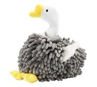 Essuie-mains - Torchons de cuisine avec boucles de suspension - Essuie-mains en microfibre chenille | Serviette de salle de bain | Peluche douce et absorbante à séchage rapide - Motif hérisson