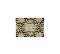 Essuie-pieds en PVC et fibres de coco motif Carreaux de ciment - 60 x 40 cm