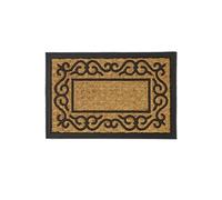 Unimasa Essuie-pieds en PVC et fibres de coco ORLA - 60 x 40 cm MARRON ET NOIR