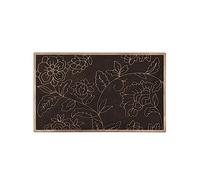 Essuie-pieds Floral en Gomme 75 cm