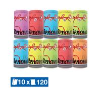 Essuie-tout Renova Color Red Label, colis de 10 rouleaux