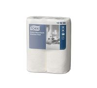 Essuie-tout Tork premium Paquet de 2 rouleaux d'essuie-tout KITCHEN PLUS 2 plis blanc TORK