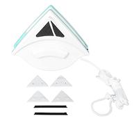 Essuieur de fenêtre - Côté double, poignée ergonomique en plastique, magnétique - pour une résidence de grande hauteur (5-12 mm)