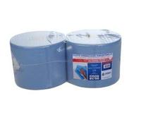 ESSUYAGE PAPIER BOBINE BLEUE 3 PLIS 500 F - LOT DE 2 bobines - 040401
