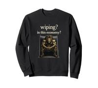 Essuyer Cette économie est drôle : Le Lion ne génère Pas Le mème Y2K Sweatshirt