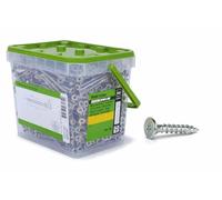 ESSVE ESSDRIVE Vis à bois, en acier inoxydable A4, Torx, à tête fraisée, inoxydable, professionnelles, pour extérieur, terrasse, construction en bois, faible force de vissage, CE EN14592, ESSBOX (3,5