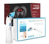 Essy Appareil De Massage Shiatsu Avec Chaleur Et Aspirateur Anti-points Noirs (Blanc) Bundle