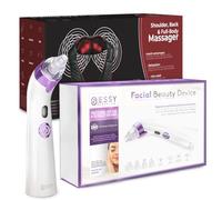 Essy Appareil De Massage Shiatsu Avec Chaleur Et Aspirateur Anti-points Noirs (Violet) Bundle