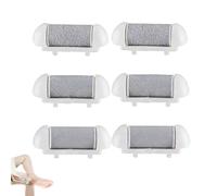 Essy Lot de 6 rouleaux de rechange BOBITALK pour enlever les callosités électriques, compatibles avec les appareils Scholl et Essy, parfaits pour la pédicure et les soins des pieds à la maison et au