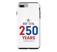 Est 1776 250 Years of Making History Patriotic American USA Coque pour iPhone 7 Plus/8 Plus