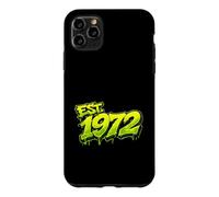 EST. 1972 Fun Graffiti Style Rétro 1972 Anniversaire Design Coque pour iPhone 11 Pro Max