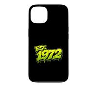 EST. 1972 Fun Graffiti Style Rétro 1972 Anniversaire Design Coque pour iPhone 13