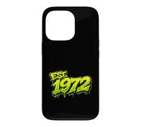 EST. 1972 Fun Graffiti Style Rétro 1972 Anniversaire Design Coque pour iPhone 13 Pro