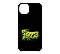 EST. 1972 Fun Graffiti Style Rétro 1972 Anniversaire Design Coque pour iPhone 14 Plus