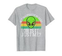 Est-ce du solipsisme Ici ou est-ce Juste Moi Un Extraterrestre T-Shirt, Homme, Gris Chiné, XL