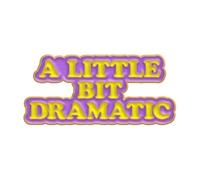 Est-ce encore vendredi ? Broche en émail Sarcastique des années 80 avec broche dramatique