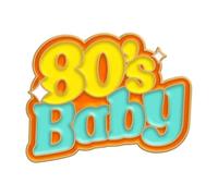 Est-ce encore vendredi ? Broche en émail Sarcastique des années 80 avec broche dramatique