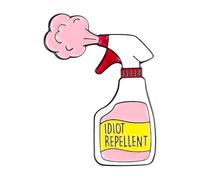 Est-ce encore vendredi ? Broche en émail Sarcastique des années 80 avec broche dramatique