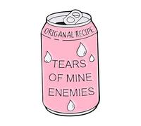 Est-ce encore vendredi ? Broche en émail Sarcastique des années 80 avec broche dramatique