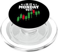 Est-ce Lundi Encore Stock Trading Crypto Money Investor Trader PopSockets PopGrip pour MagSafe