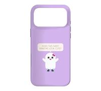 Est-ce Que ce Drap me Rend Mignon ? Coque pour iPhone 17 Pro Max