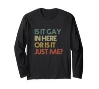 Est-ce Que C'est Gay Ici ou C'est Juste Moi ? Rétro Vintage Manche Longue