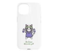 Est-ce Que J'Ai Encore des Meowscles ? Unisexe Cat Lover Workout Fitness Coque pour iPhone 15