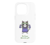 Est-ce Que J'Ai Encore des Meowscles ? Unisexe Cat Lover Workout Fitness Coque pour iPhone 15 Pro
