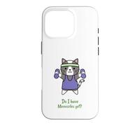 Est-ce Que J'Ai Encore des Meowscles ? Unisexe Cat Lover Workout Fitness Coque pour iPhone 16 Pro