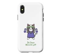 Est-ce Que J'Ai Encore des Meowscles ? Unisexe Cat Lover Workout Fitness Coque pour iPhone X/XS