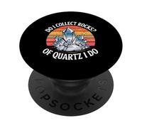 Est-ce Que Je collectionne des Pierres de Quartz ? Je Fais du Cristal PopSockets PopGrip Adhésif