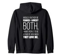 Est-ce Que Je préfère être craint ou aimé ? Sweat à Capuche