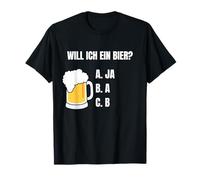 Est-ce que je veux une bière ? Oui - Drôle T-Shirt